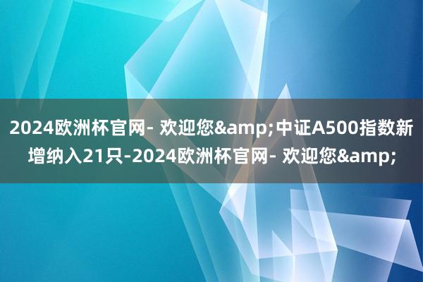 2024欧洲杯官网- 欢迎您&中证A500指数新增纳入21只-2024欧洲杯官网- 欢迎您&